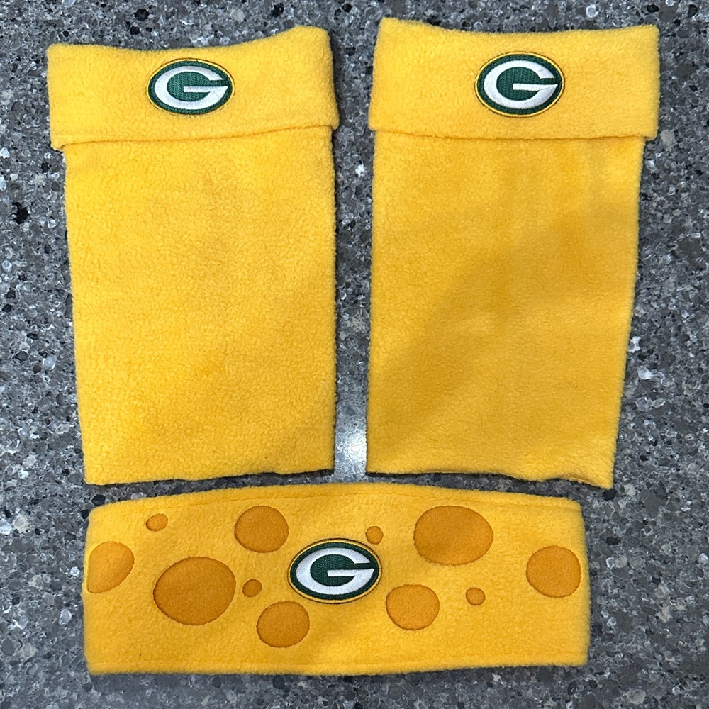 Green Bay Packers Yellow Fleece Set